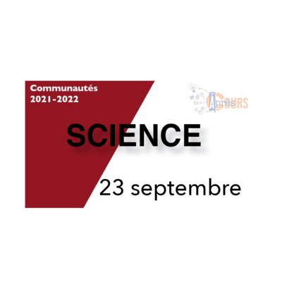 episode Communauté science et techno, 23 septembre 2021 artwork