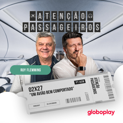 episode “Um avião bem comportado" - com Ruy Flemming artwork