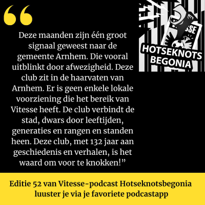 episode 52. Einde seizoen of einde der tijden, MS, ijdeltuiterij, bestaansrecht, Room, Aaronson, Vergeten Vitessenaer, Buitink, Tiet veur Tips veur Theet, luchtfietser Parry en Ferry Reurink artwork