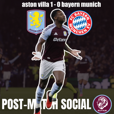 episode #117 | It's Happened Again! | Aston Villa 1 - 0 Bayern Munich | #AVFC #UCL artwork