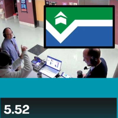 episode S5.E52: Welcome Back Wednesday, Cold Day, Chores Galore, New Flags, and UConn Sports artwork