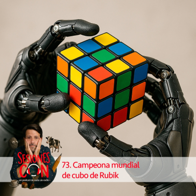 episode Campeona mundial de cubo de Rubik "perdí las manos en las ruedas de un vespino" artwork