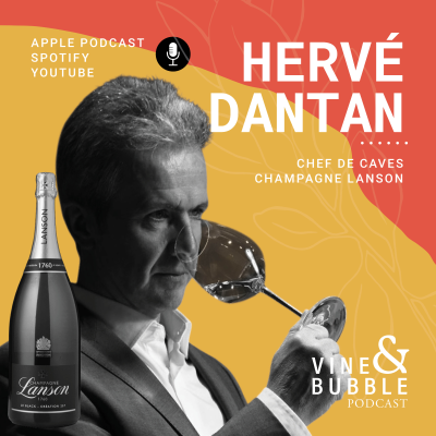 episode #24 Champagne Lanson's Chef de Caves, Hervé Dantan artwork