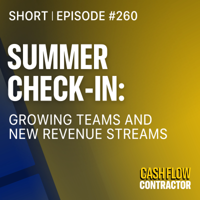episode 260 - Summer Check-In: Growing Teams and New Revenue Streams artwork