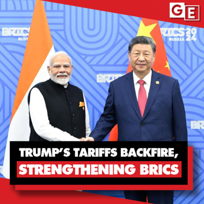 episode Trump's tariffs backfire: India moves closer to China, strengthening BRICS unity artwork