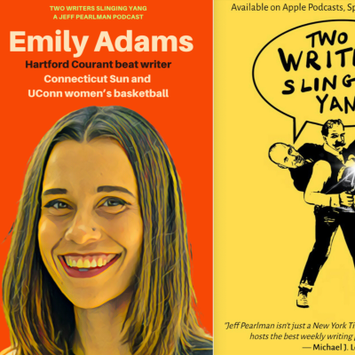 episode Emily Adams: Hartford Courant beat writer, Connecticut Sun and UConn women's basketball artwork