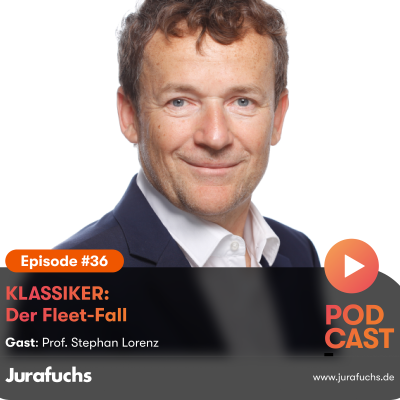 episode KLASSIKER: Der Fleet-Fall – mit Prof. Stephan Lorenz | Wann stellt eine Beeinträchtigung der Nutzungsmöglichkeit des Eigentums eine Eigentumsverletzung i.S.v. § 823 Abs. 1 BGB dar? | BGH, Urteil vom 21.12.1970 – II ZR 133/68 artwork