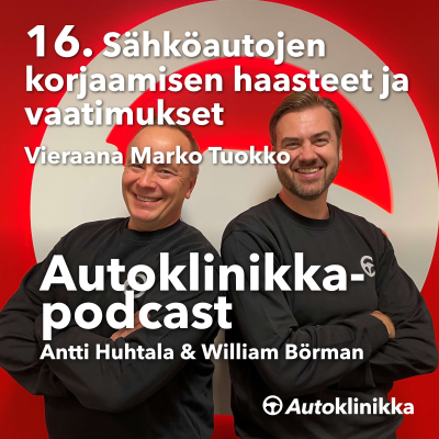 episode #16 - Sähköautojen korjaamisen haasteet ja vaatimukset - Vieraana Marko Tuokko artwork