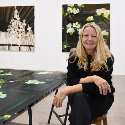 episode 8: Clare Woods: One of the most important British artists working today on her evolving practice and the tension that runs through works bursting with colour artwork
