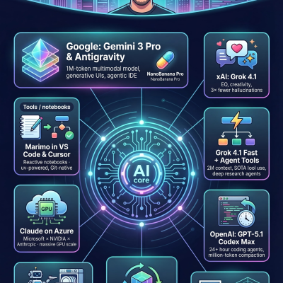 episode 📆 ThursdAI - the week that changed the AI landscape forever - Gemini 3, GPT codex max, Grok 4.1 & fast, SAM3 and Nano Banana Pro artwork