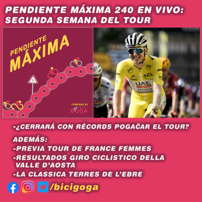 episode PENDIENTE MÁXIMA 240: Segunda semana del Tour de France artwork