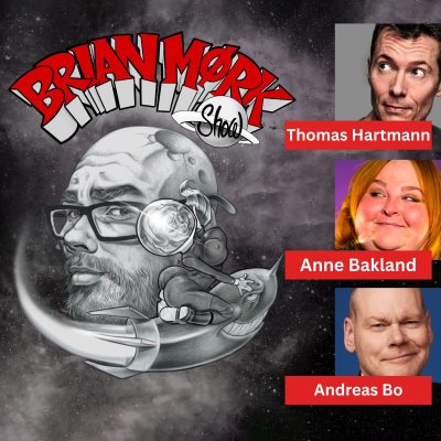 episode Brian Mørk Show #625: Live fra Musikhuset i Aarhus m. Thomas Hartmann & Andreas Bo & Anne Bakland artwork