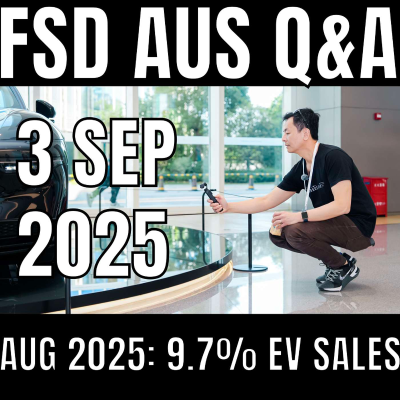 episode Q&A: Tesla FSD Supervised Australia | EV Sales Reach 9.7% August 2025 artwork