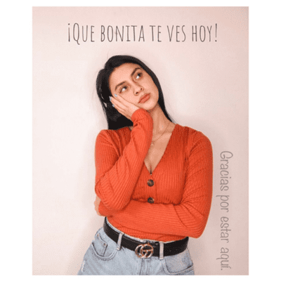 Para recordarte lo perfecta que eres.