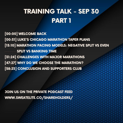 episode The Chicago Marathon Taper, Marathon Pacing Strategies and more artwork