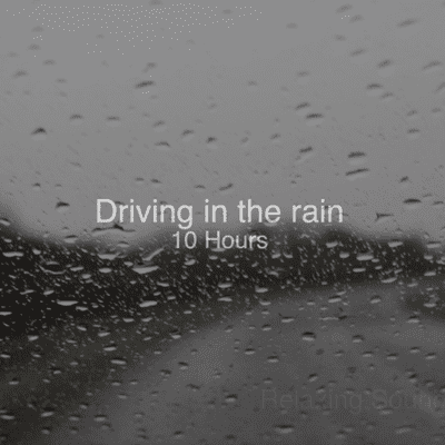 episode Driving in rain - calming sound 4 Hours artwork