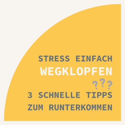 episode Stress einfach wegklopfen? 3 schnelle Tipps zum Runterkommen artwork