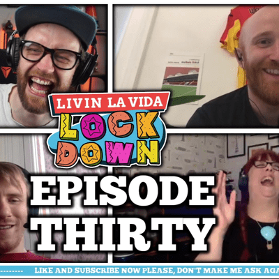episode 30. Angela Barnes, Bobby Mair and Ray Bradshaw artwork