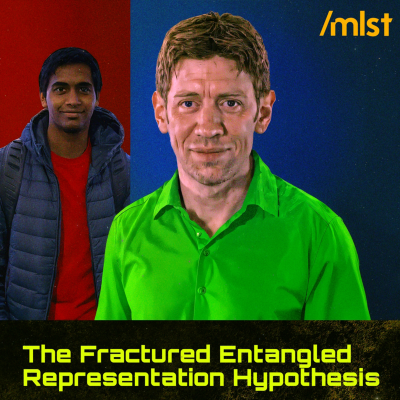 episode The Fractured Entangled Representation Hypothesis (Kenneth Stanley, Akarsh Kumar) artwork
