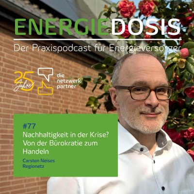 episode 77: Nachhaltigkeit in der Krise? Von der Bürokratie zum Handeln – mit Carsten Neises, Regionetz artwork