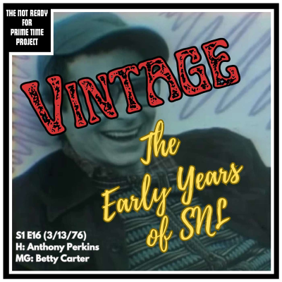 episode VINTAGE NR4PTP: The Early Years of SNL: S01E16 Anthony Perkins/Betty Carter (3/13/76) artwork