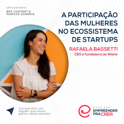 episode A participação das mulheres no ecossistema de startups | Rafaela Bassetti, da Wishe Women Capital artwork