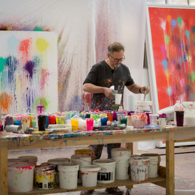 episode 9: Ian Davenport: One of Britain’s foremost contemporary artists whose practice delves into the realms of colour, process and materiality. artwork