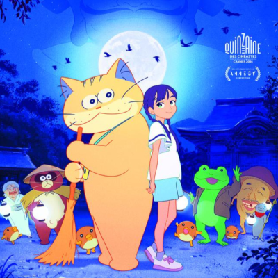 episode Anzu, el gato fantasma con ecos a Shin Chan, Doraemon y Chihiro en un anime para la familia artwork