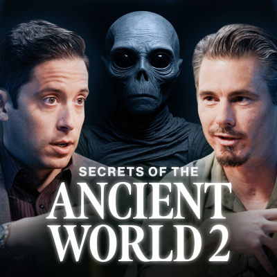 episode Mummies and Abduction: Michael & The Rogue Archaeologist | Tim Alberino artwork