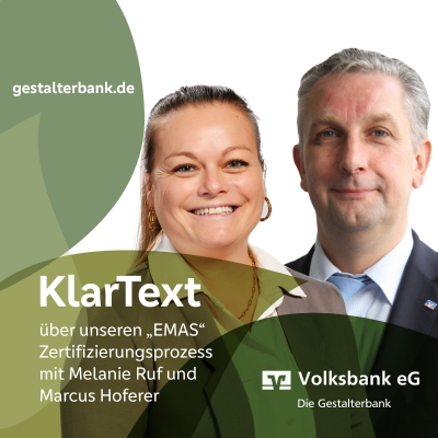 episode Episode 22: KlarText über unseren "EMAS" Zertifizierungsprozess mit Melanie Ruf und Marcus Hoferer artwork