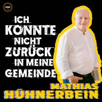 episode Mathias Hühnerbein kann nicht zurück in seine alte Gemeinde / Leid / die Sekte / vor der Ehe / artwork