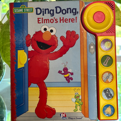 episode Ding Dong, Elmo's Here! Play-a-Sound #book by Shawn Currie illustrated by Bob Berry artwork