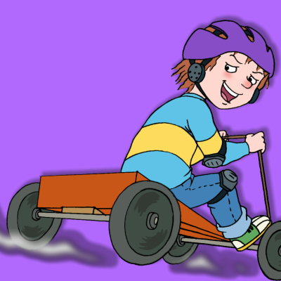 episode Horrid Henry and the Super Monster Wheels artwork