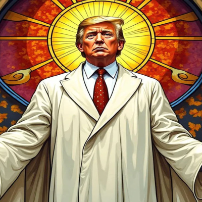 episode Trump Jesus, The Ghetto Pardons, Trannies On Parade - Lee Austin artwork