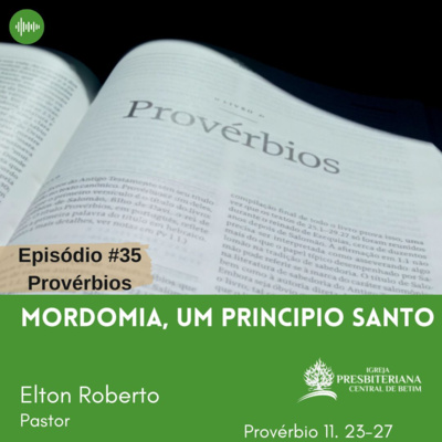 episode PROVERBIOS #35 Mordomia, um príncipio Santo artwork