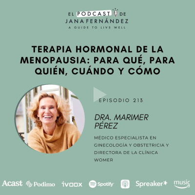 episode Terapia hormonal de la menopausia, con la doctora Marimer Pérez artwork