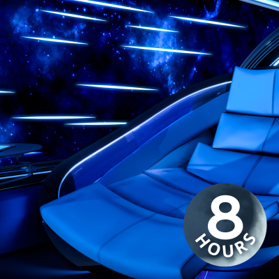 episode Luxury Spaceship Sleep Cruise | 8 Hour Sleep White Noise in Space! artwork