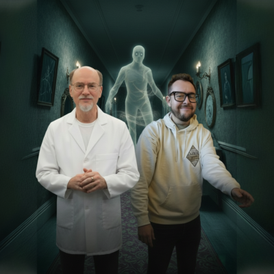 episode Travelling Ghosts Bent Spoons and the Science of Magic | Dean Radin artwork