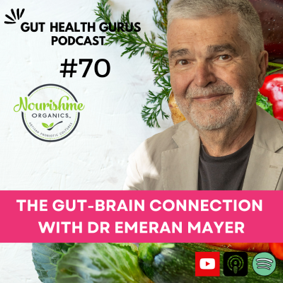 episode Dr. Emeran Mayer on the Gut-Brain Connection: Psychology, Mental Well-being & Diet artwork