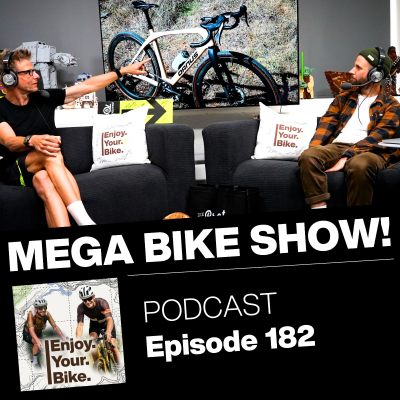 episode 182: MEGA BIKE SHOW! UPPER 2.0 / FARA Gr4 / ORNUS Holz-Gravelbikes & Jeagher Tornado! artwork