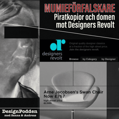 episode Mumieförfalskare - piratkopior och domen mot Designers Revolt artwork