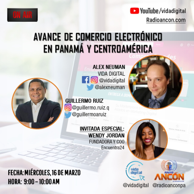 episode Entrevista Radio Ancón: Comercio electrónico a través de Encuentra24 artwork