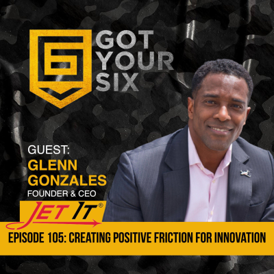 episode 105 Creating Positive Friction: How to Turn Fascinating Mistakes Into Lifelong Learning Opportunities and Drive Innovation w/ Glenn Gonzales artwork