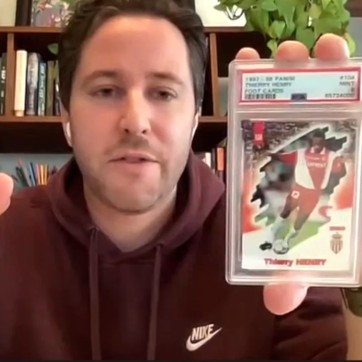 episode Talking Soccer Cards with Dan - Henry, Saka and Arsenal Collector artwork
