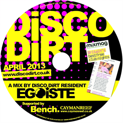 episode EGOISTE - Disco Dirt Promo Mix (April 2013) artwork