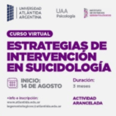 episode - Entrevista a Marisa López, Coordinadora del curso "Estrategias de Intervención en Suicidología" artwork