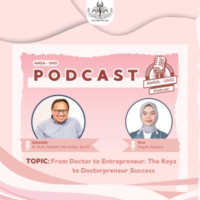 episode AMSA-UHO Podcast #Ep.21 From Doctor to Entrepreneur: The Keys to Doctorpreneur Success artwork