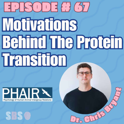 episode #67. Motivations Behind The Protein Transition - Dr. Chris Bryant artwork