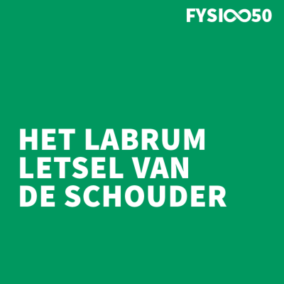 episode Van diagnose tot herstel, alles over labrumletsels van de schouder met Maurits Sietsma en Leon Meijer. artwork