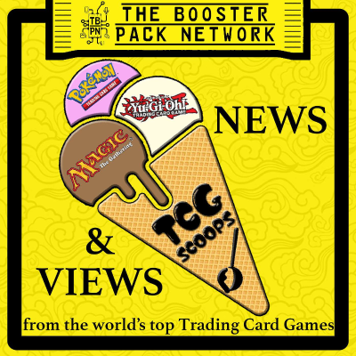 episode TCG SCOOPS — 07 — August 2023: "Hot Red Dragon Cheetos" ( News from Magic: The Gathering / Yu-Gi-Oh / Pokemon TCG ) artwork